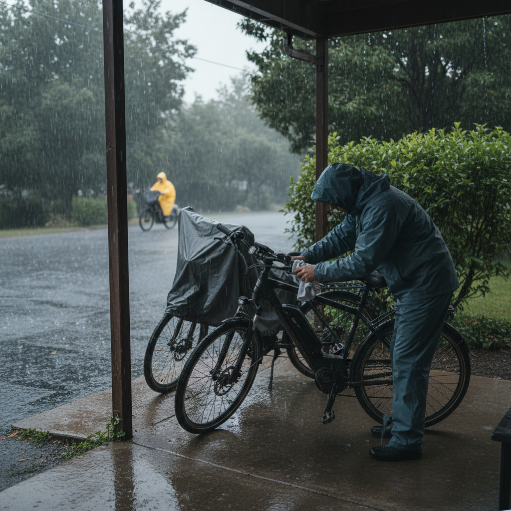 5 วิธีดูแล E-Bike รับหน้าฝน: ขี่ปลอดภัย ไม่กลัวพัง - ebike-rainy-season-care-tips