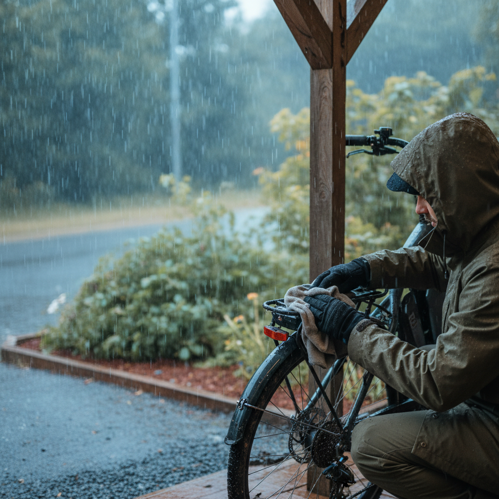 รับมือหน้าฝน! 7 วิธีดูแล E-Bike ไม่ให้พังง่าย - ebike-rainy-season-care-tips