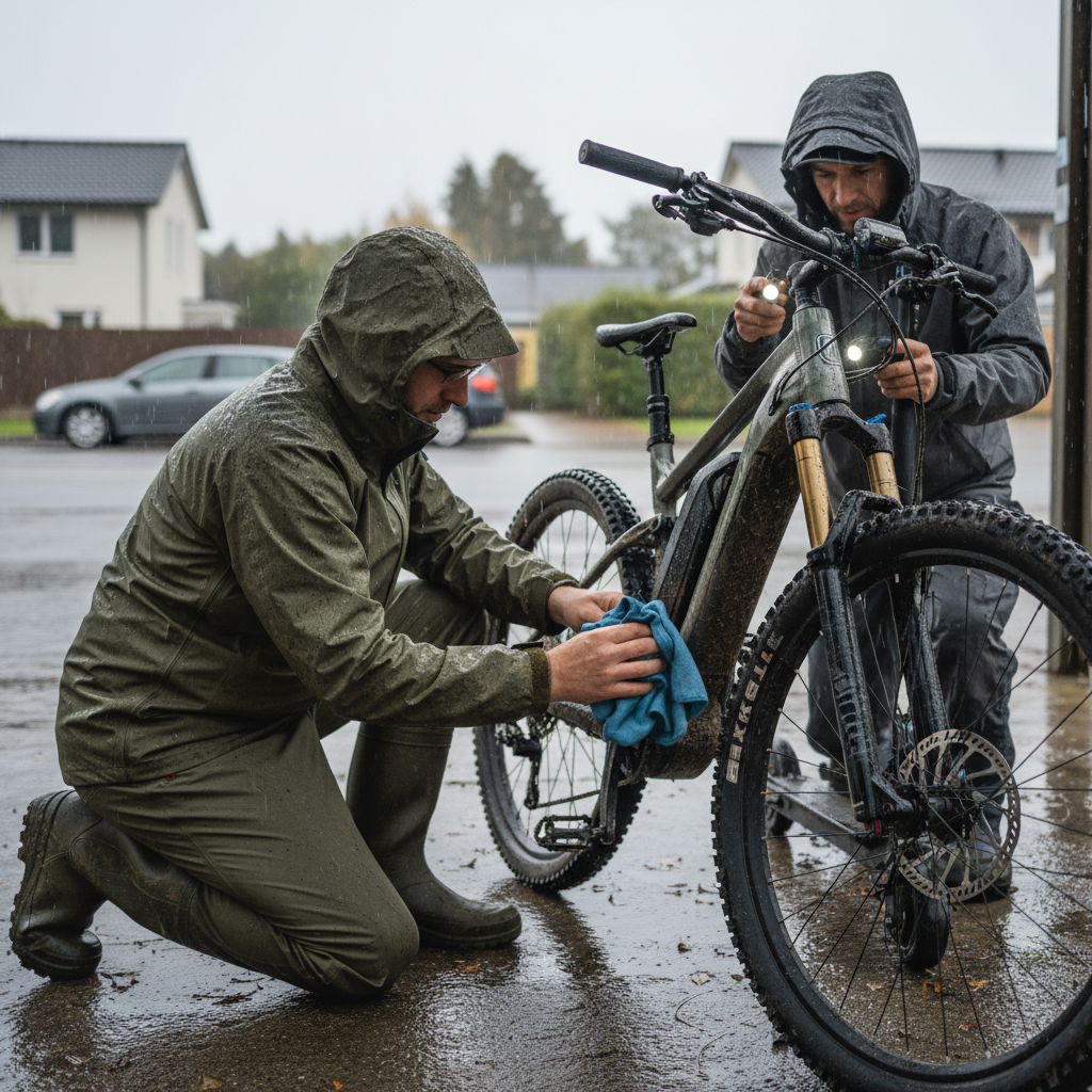 รับมือหน้าฝน! 5 วิธีดูแล E-Bike ให้พร้อมลุย ไม่กลัวพัง - ebike-rainy-season-care-tips