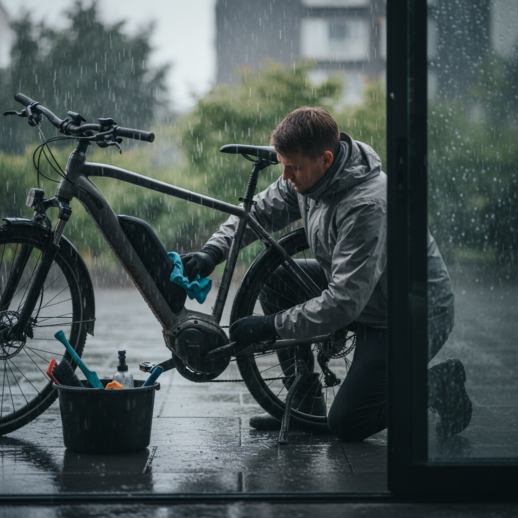 หน้าฝนต้องรู้! 5 วิธีดูแล E-Bike ไม่ให้พังง่ายๆ - ebike-rainy-season-care-tips