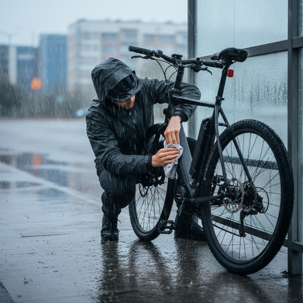 E-Bike ลุยฝนได้ไหม? 5 วิธีดูแลรถไฟฟ้าหน้าฝน - ebike-rainy-season-care