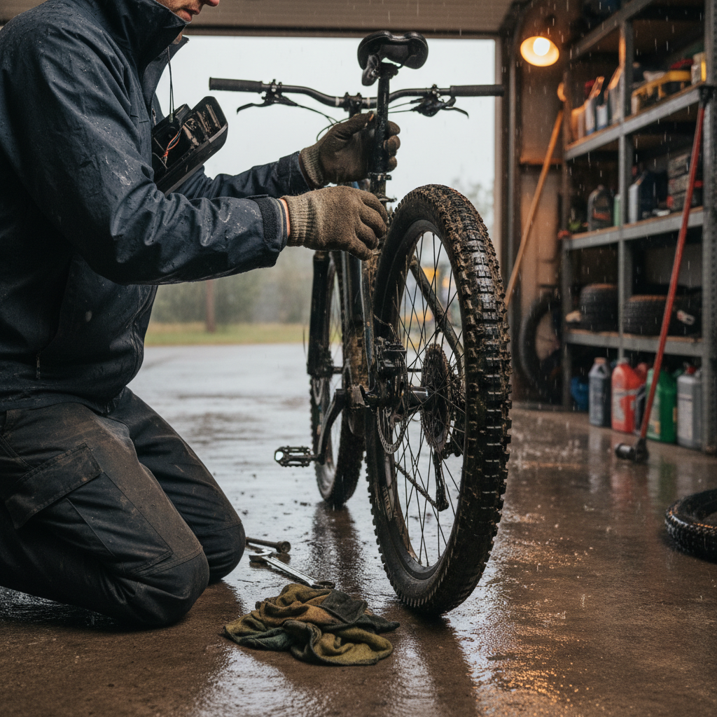 เช็กลิสต์ 10 จุด E-Bike ที่ต้องดู ก่อนขี่ลุยหน้าฝน - ebike-rainy-season-maintenance-checklist