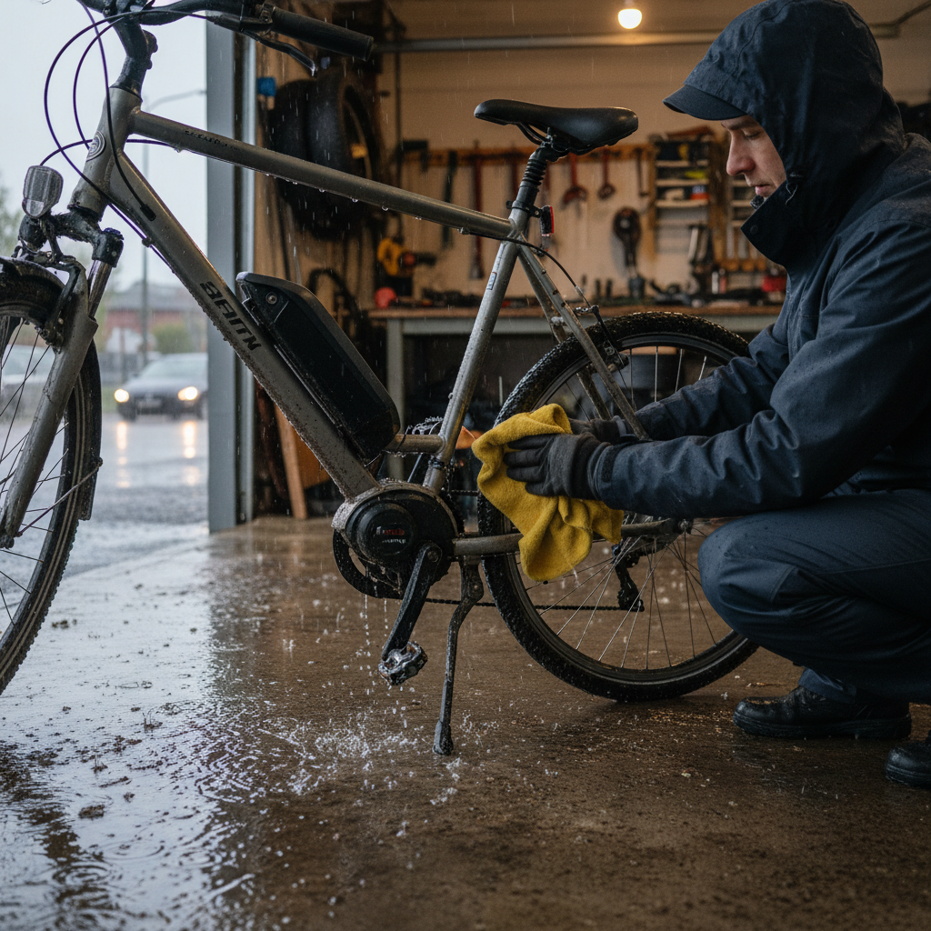 รับมือหน้าฝน! 5 วิธีดูแล E-Bike ไม่ให้พัง ความชื้นไม่กลัว - ebike-rainy-season-maintenance-tips