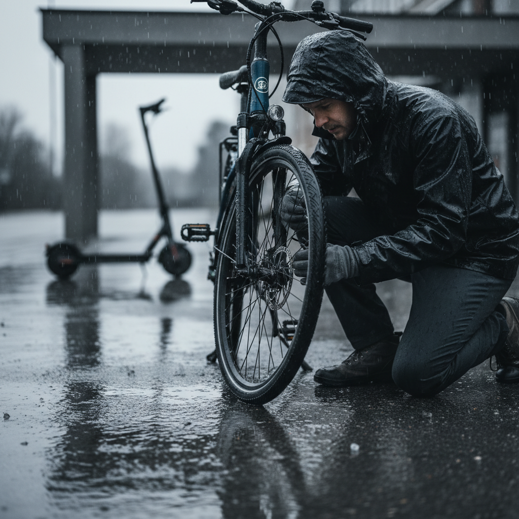 เตรียม E-Bike รับหน้าฝน: 5 จุดต้องเช็กเพื่อความปลอดภัย - ebike-rainy-season-maintenance-tips