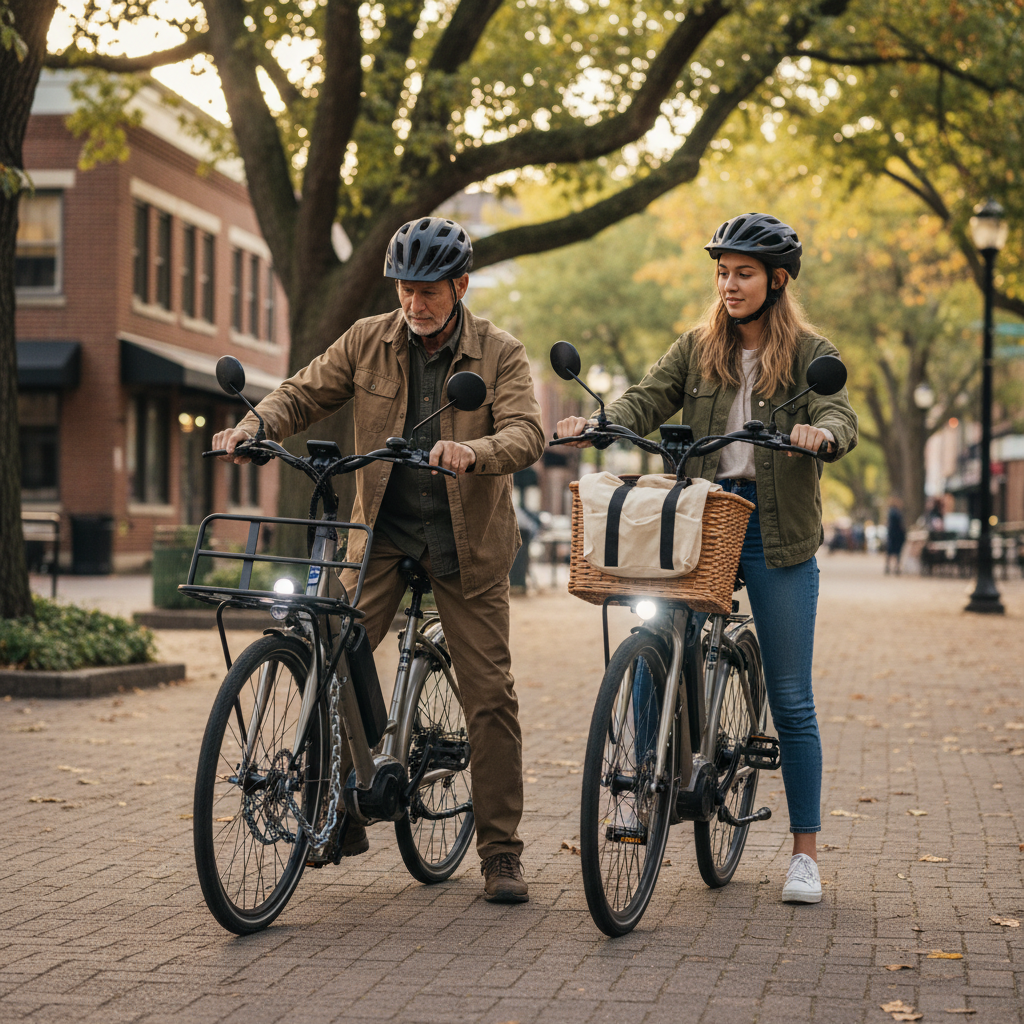 ขับขี่ E-Bike ปลอดภัย: 5 อุปกรณ์เสริมที่ควรมีติดรถ - ebike-safety-accessories-guide