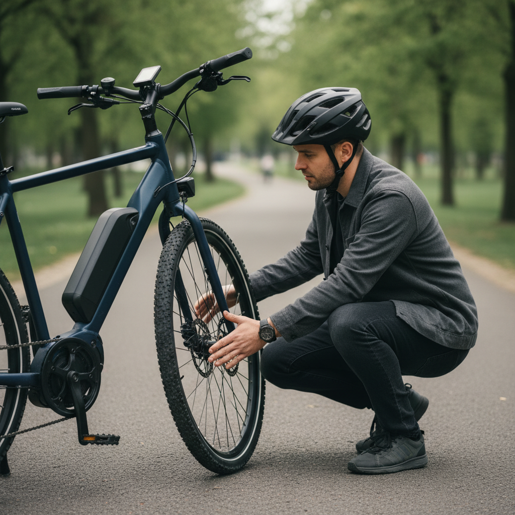 เช็กลิสต์ความปลอดภัย E-Bike: 7 จุดต้องเช็กก่อนสตาร์ท - ebike-safety-checklist-before-ride