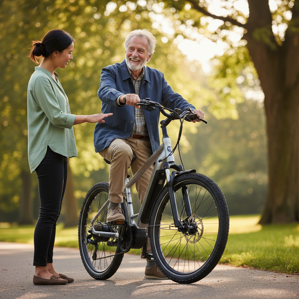 5 ฟีเจอร์ความปลอดภัยใน E-Bike ที่ผู้สูงอายุต้องมองหา - ebike-safety-features-seniors