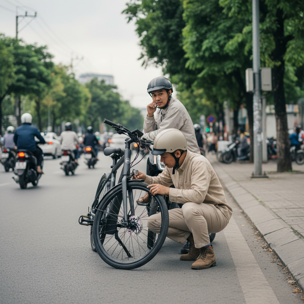 ขับ E-Bike อย่างไรให้ปลอดภัย? 7 ทริคง่ายๆ สำหรับมือใหม่ - ebike-safety-tips-thailand-riders
