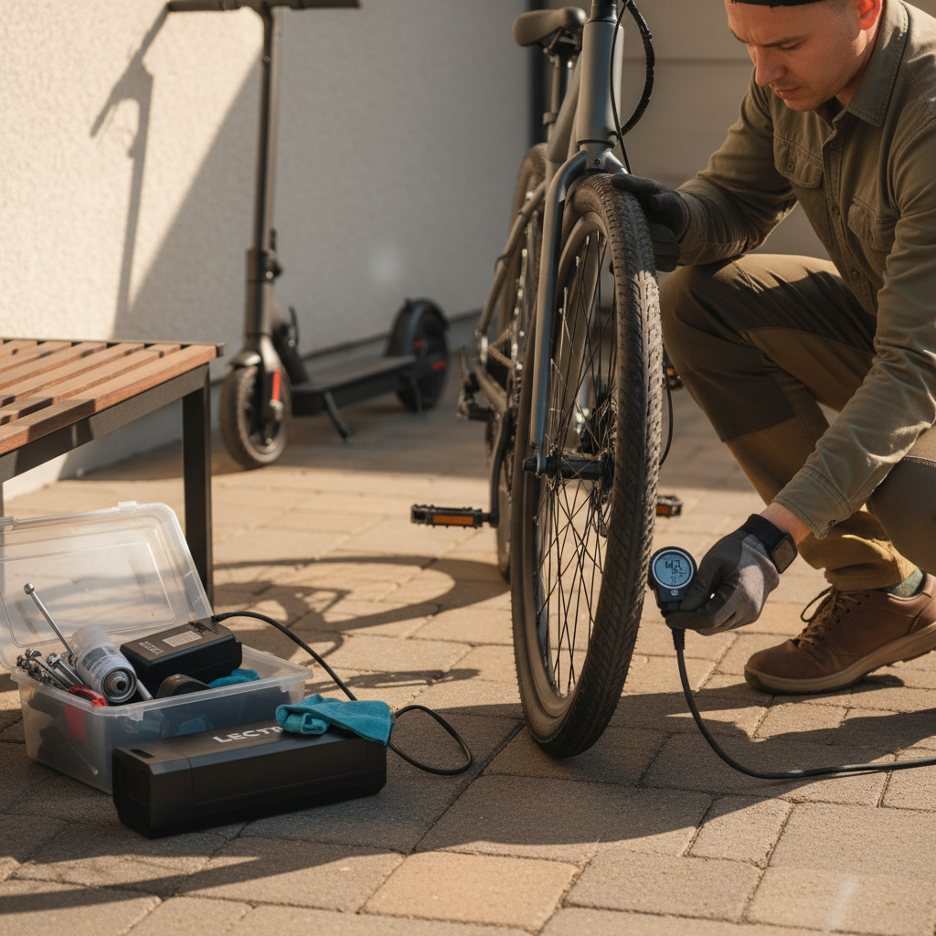 ดูแล E-Bike ง่ายๆ ด้วยตัวเอง: เช็คลิสต์ที่ต้องทำ - ebike-self-maintenance-checklist