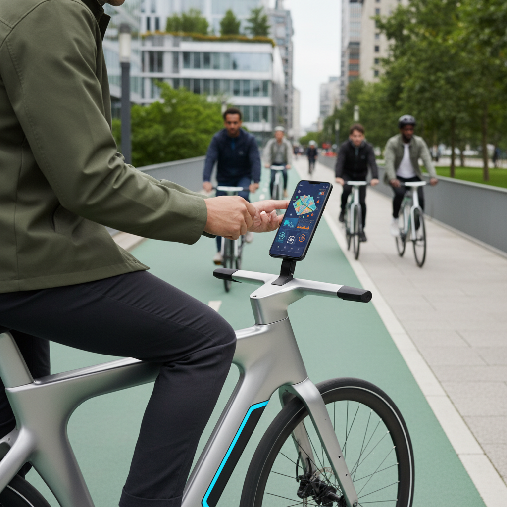 ส่องเทรนด์ E-Bike ปี 2026: GPS กันขโมยและฟีเจอร์อัจฉริยะ - ebike-smart-features-trend-2026