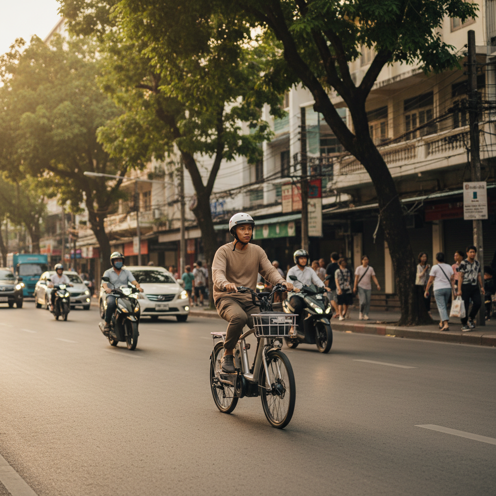 ขับ E-Bike ต้องมีใบขับขี่ไหม? สรุปกฎหมายที่ผู้ใช้ต้องรู้ - ebike-thailand-traffic-laws