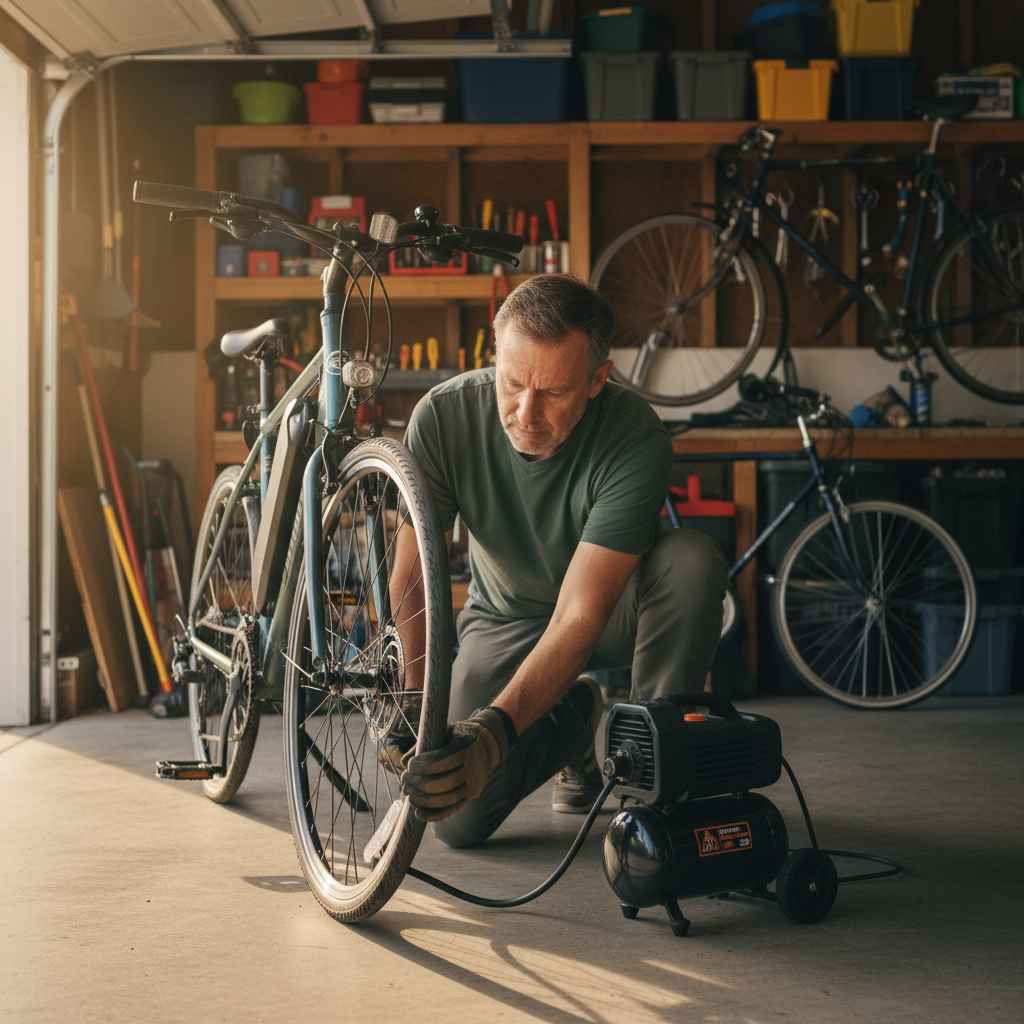 เช็กลมยาง E-Bike ที่บ้าน: ปลอดภัย ประหยัดแบตเตอรี่ - ebike-tire-pressure-check-guide