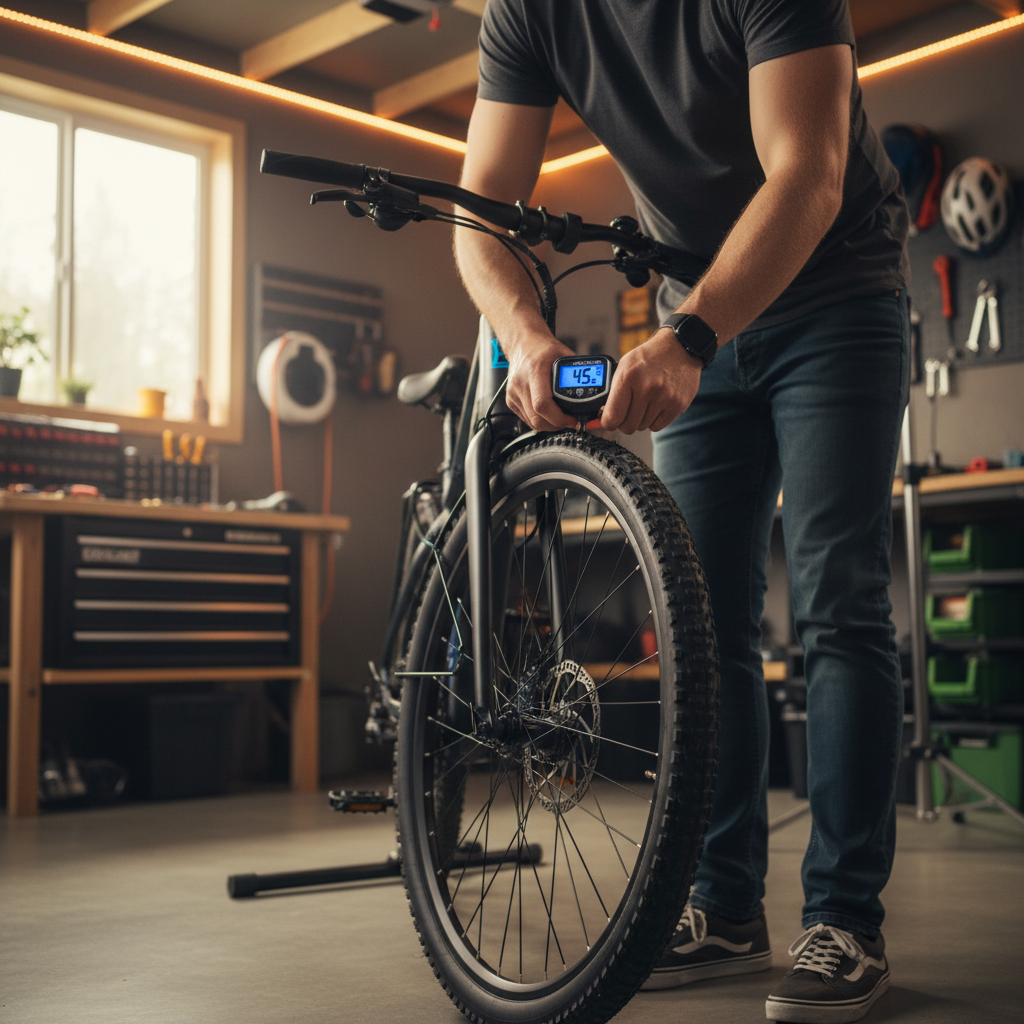 เช็กลมยาง E-Bike ที่บ้าน: ปลอดภัย ประหยัดแบตเตอรี่