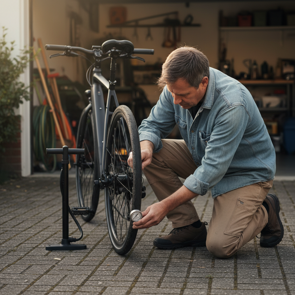 เช็กลมยาง E-Bike: ทริคง่ายๆ ยืดระยะทาง ประหยัดแบตฯ - ebike-tire-pressure-tips