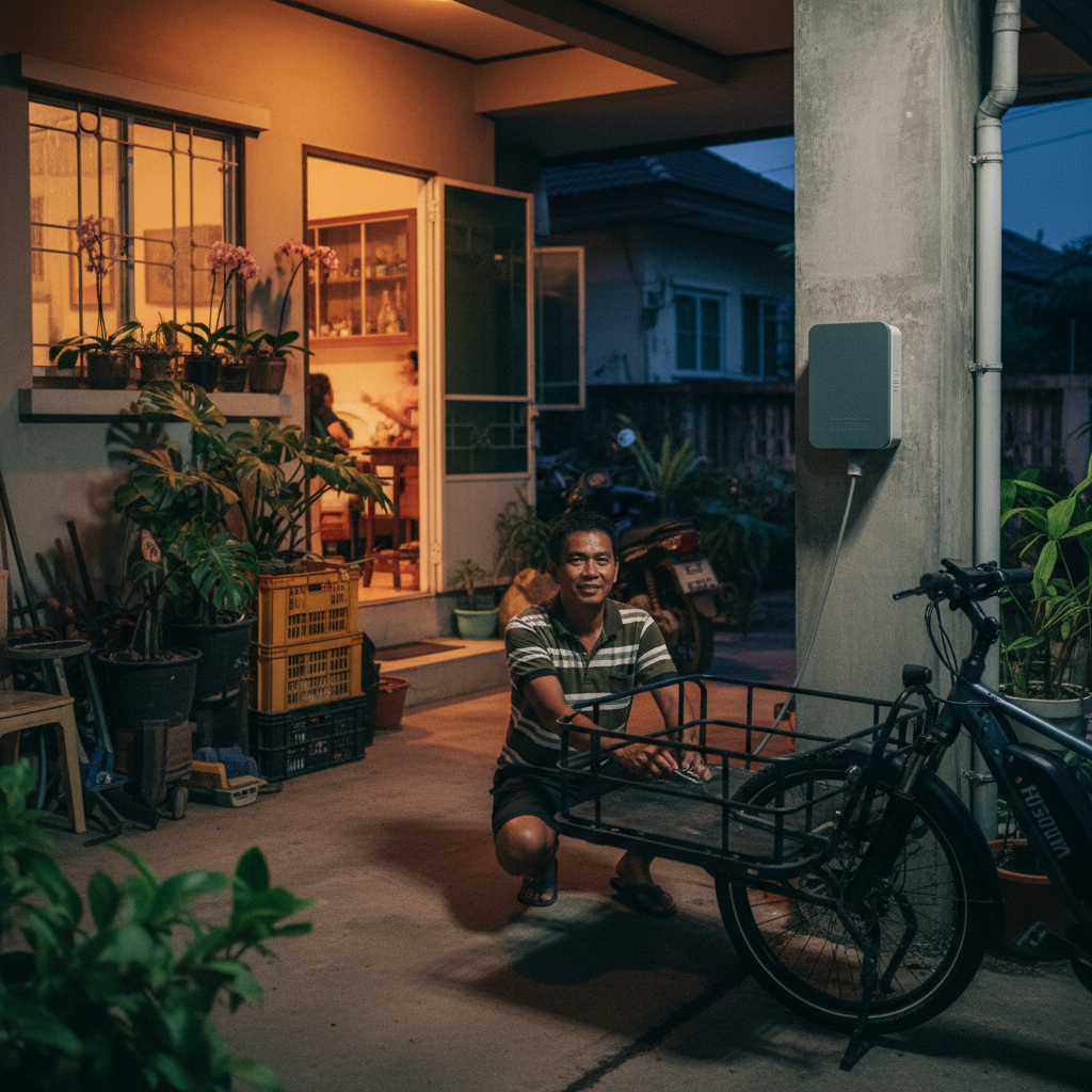 E-Bike เป็น 'พาวเวอร์แบงค์' บ้าน? รู้จักเทรนด์ V2G - ebike-vehicle-to-grid-v2g-thailand