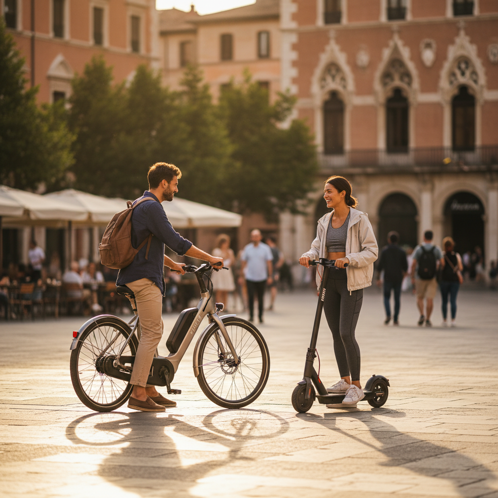 E-Bike vs สกู๊ตเตอร์ไฟฟ้า เลือกคันไหนที่ใช่สไตล์เรา? - ebike-vs-electric-scooter-comparison