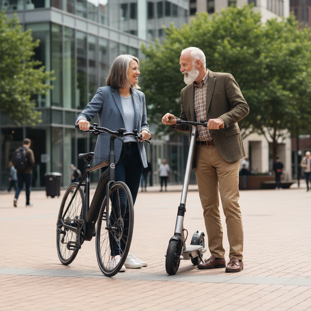 E-Bike vs สกู๊ตเตอร์ไฟฟ้า เลือกแบบไหนที่ใช่สำหรับคุณ? - ebike-vs-electric-scooter-guide