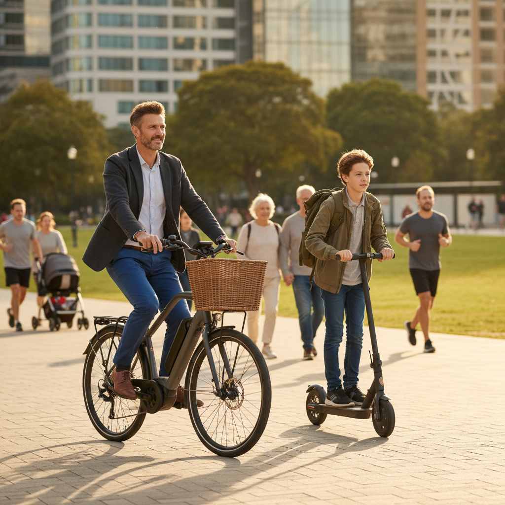 E-Bike vs สกู๊ตเตอร์ไฟฟ้า: เลือกคันไหนที่ใช่สำหรับคุณ? - ebike-vs-electric-scooter-guide