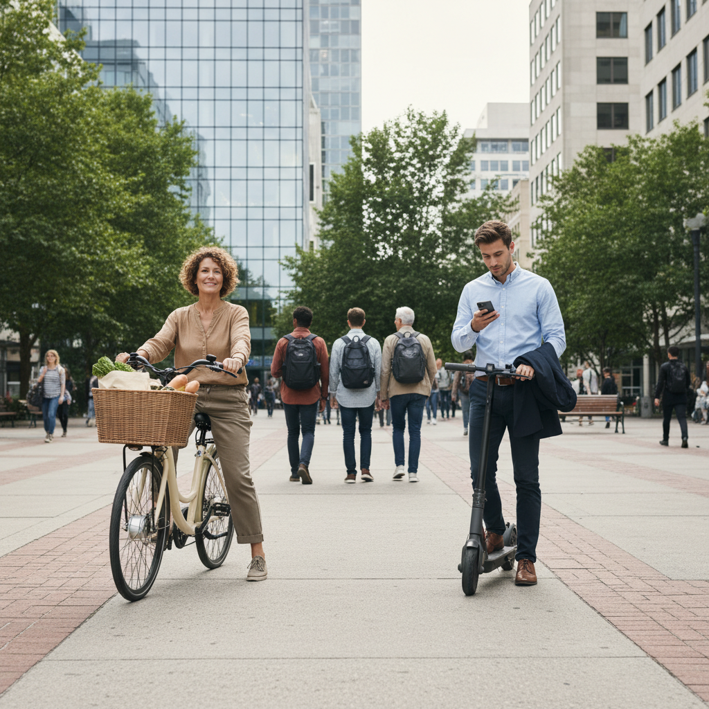 จักรยานไฟฟ้า vs สกู๊ตเตอร์ไฟฟ้า เลือกคันไหนที่ใช่คุณ - ebike-vs-electric-scooter-guide