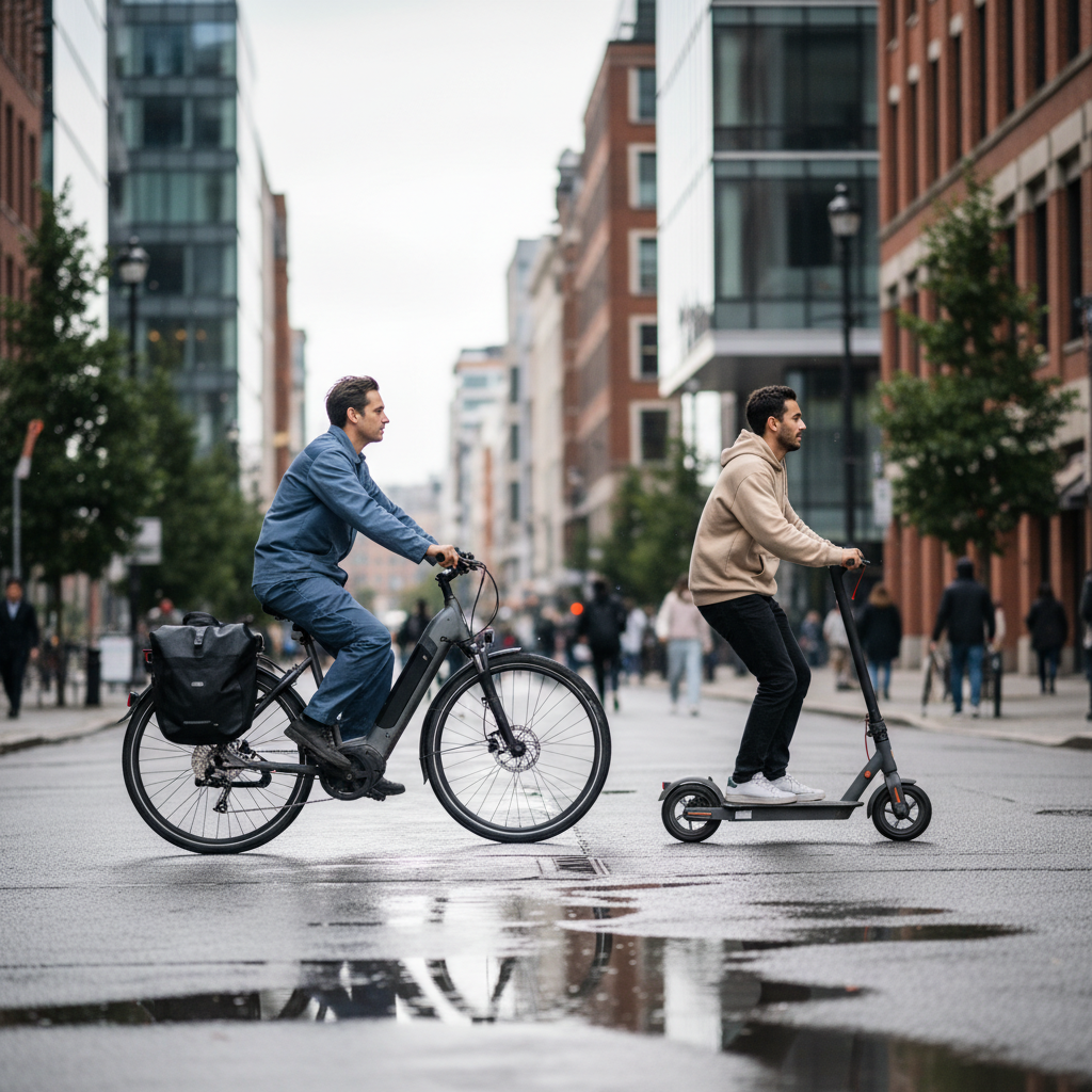 E-Bike กับ สกู๊ตเตอร์ไฟฟ้า: เลือกคันไหนที่ใช่สำหรับคุณ? - ebike-vs-electric-scooter-guide