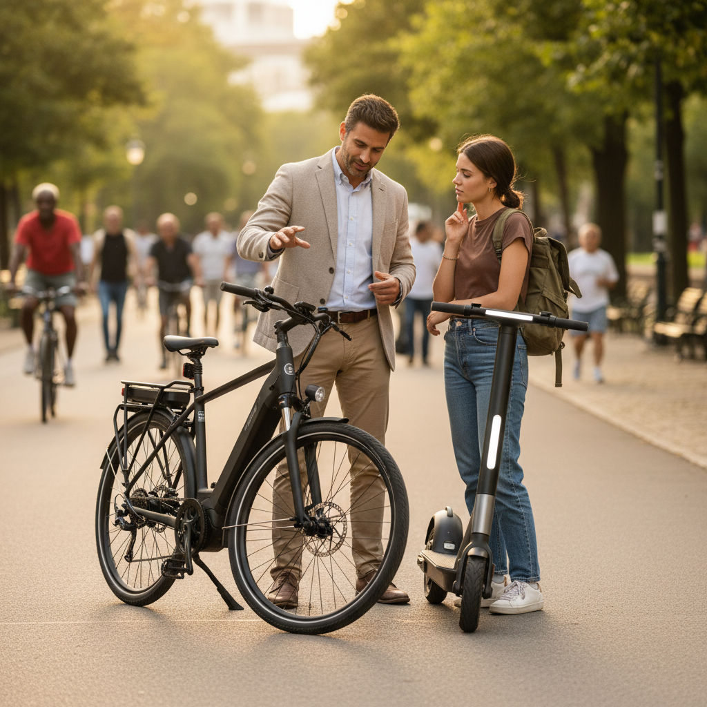 E-Bike vs สกู๊ตเตอร์ไฟฟ้า: เลือกคันไหนเหมาะกับคุณ? - ebike-vs-electric-scooter-guide