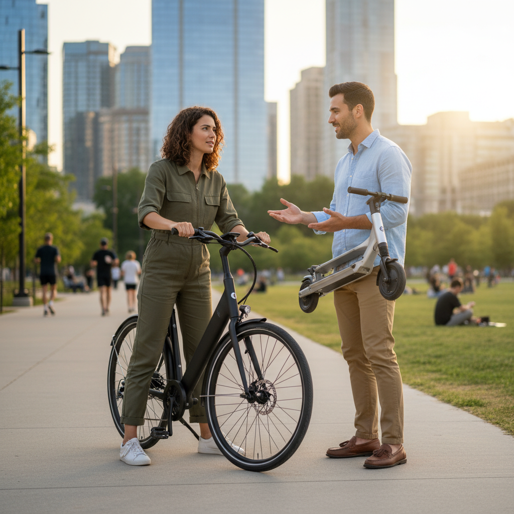 E-Bike vs สกู๊ตเตอร์ไฟฟ้า: แบบไหนเหมาะกับคุณที่สุด? - ebike-vs-electric-scooter-guide