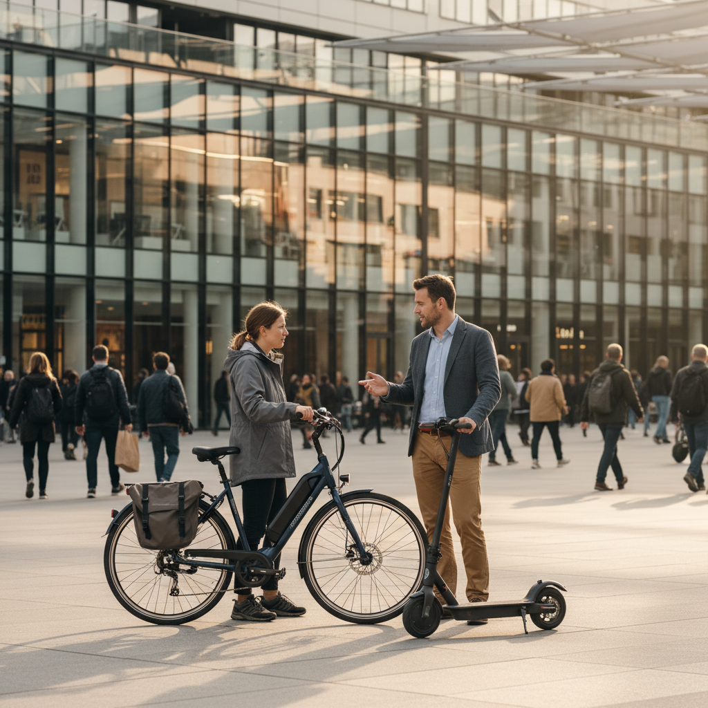 จักรยานไฟฟ้า vs สกู๊ตเตอร์ไฟฟ้า: เลือกคันไหนเหมาะกับคุณ? - ebike-vs-electric-scooter-guide