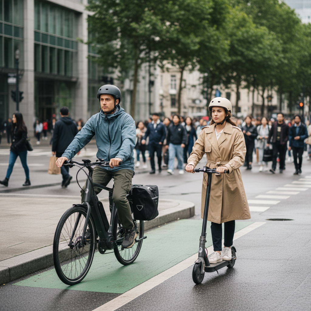 จักรยานไฟฟ้า vs สกู๊ตเตอร์ไฟฟ้า เลือกคันไหนที่ใช่สำหรับคุณ - ebike-vs-electric-scooter-guide