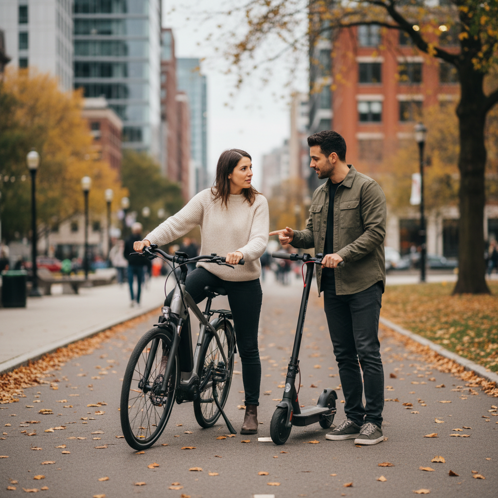 E-Bike vs สกู๊ตเตอร์ไฟฟ้า: เลือกคันไหนที่ใช่สำหรับคุณ? - ebike-vs-electric-scooter-guide