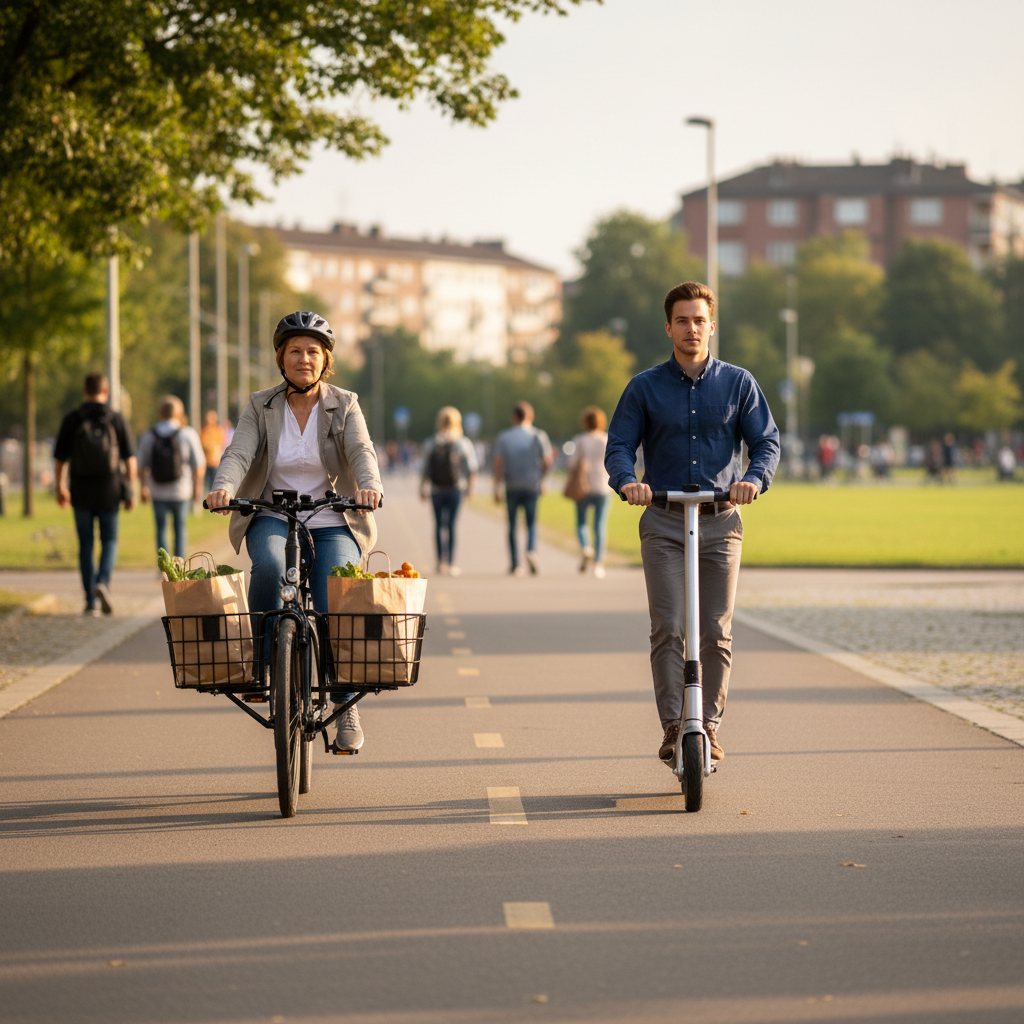จักรยานไฟฟ้า vs สกู๊ตเตอร์ไฟฟ้า: เลือกคันไหนดี? - ebike-vs-electric-scooter-guide
