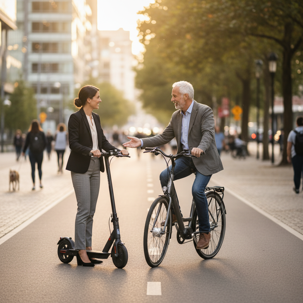 E-Bike vs สกู๊ตเตอร์ไฟฟ้า: เลือกคันไหนดีที่ใช่สำหรับคุณ? - ebike-vs-electric-scooter-guide