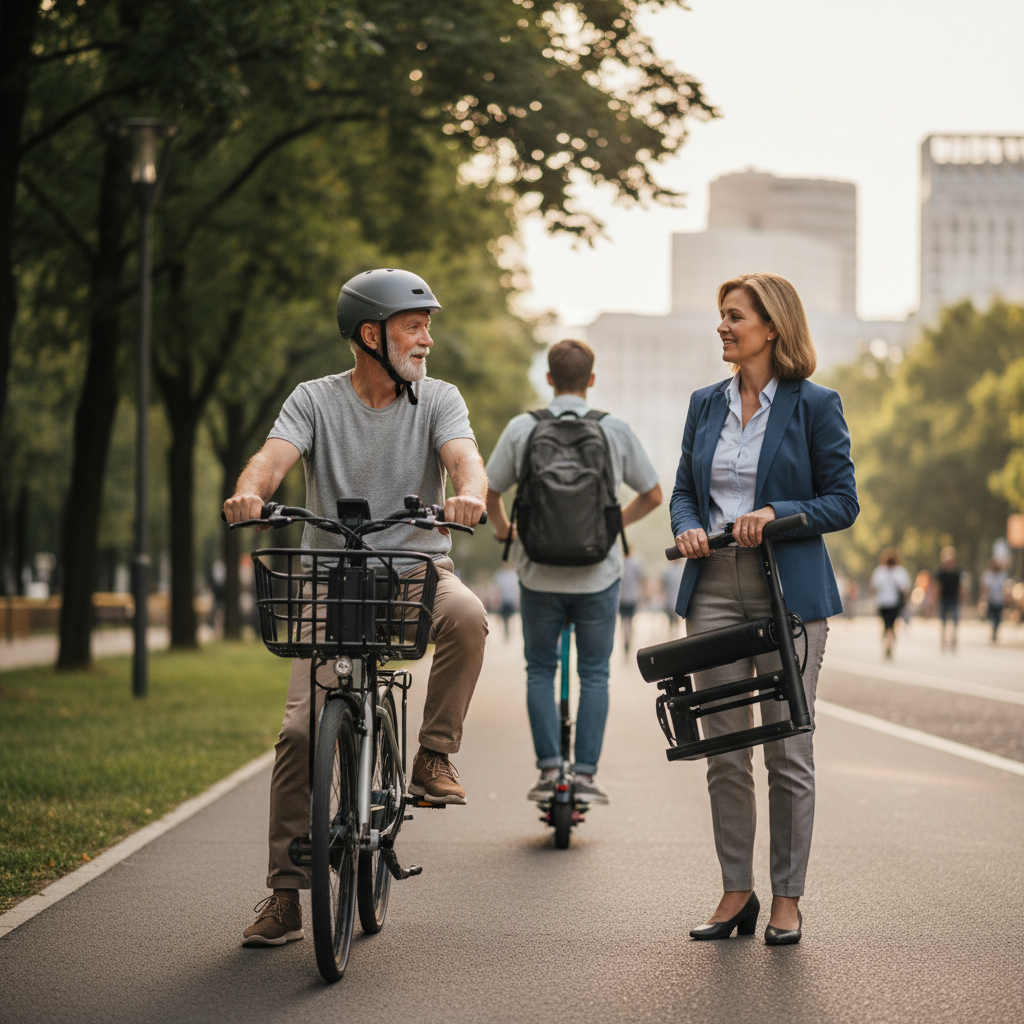 จักรยานไฟฟ้า vs สกู๊ตเตอร์ไฟฟ้า: เลือกคันไหนที่ใช่สำหรับคุณ - ebike-vs-electric-scooter-guide