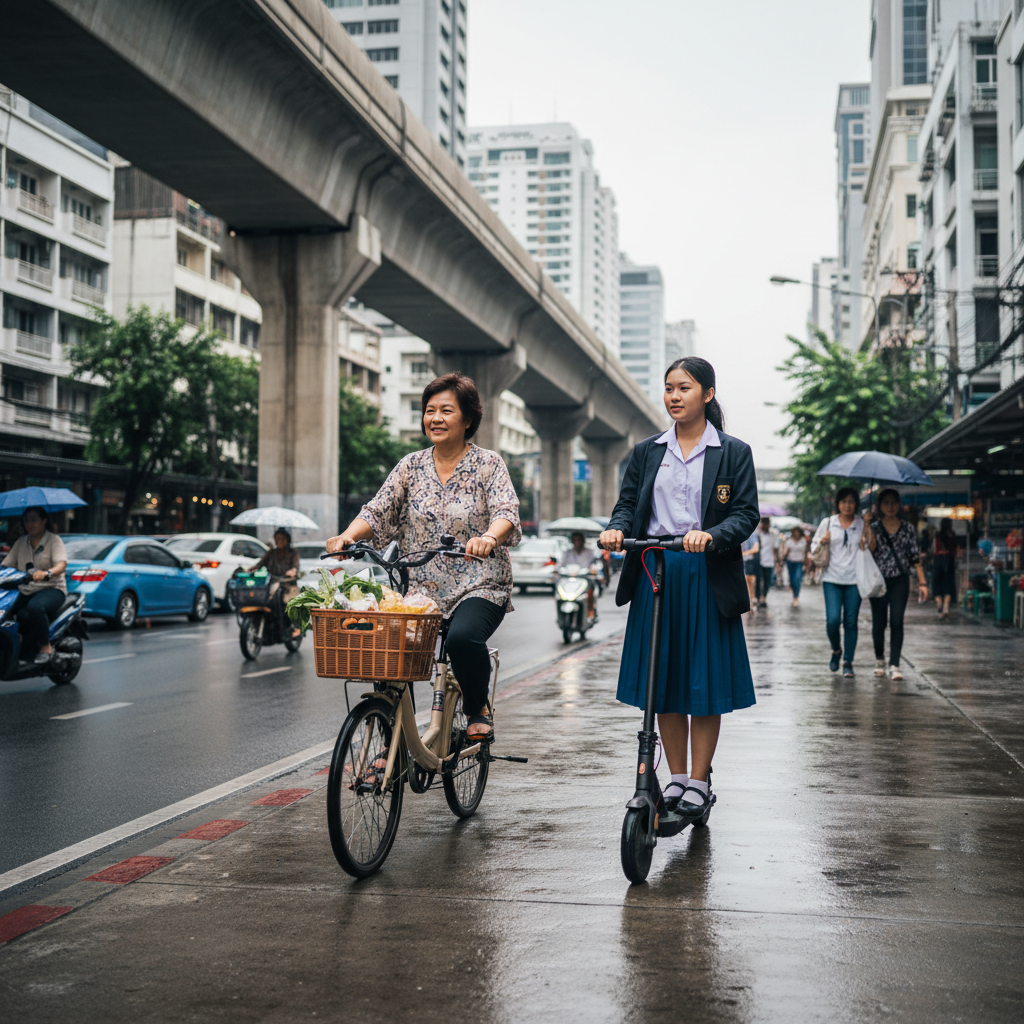 จักรยานไฟฟ้า vs สกู๊ตเตอร์ไฟฟ้า: เลือกคันไหนให้ใช่กับคุณ? - ebike-vs-electric-scooter-guide