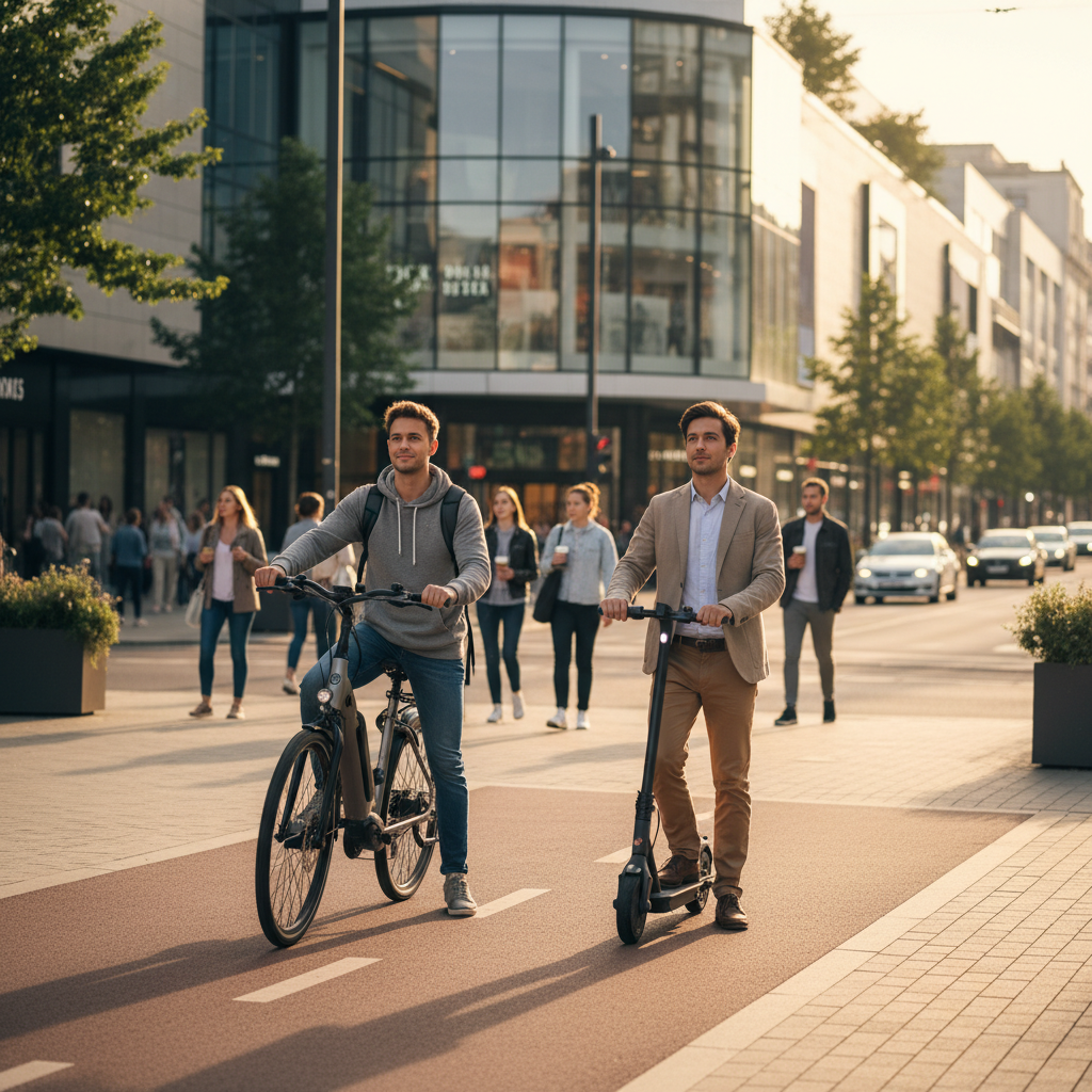 จักรยานไฟฟ้า vs สกู๊ตเตอร์: เลือกคันไหนที่ใช่สำหรับคุณ? - ebike-vs-electric-scooter-guide