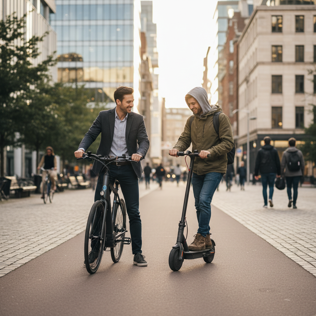 E-Bike vs สกู๊ตเตอร์ไฟฟ้า: เลือกคันไหนที่ใช่สำหรับคุณ? - ebike-vs-electric-scooter-guide