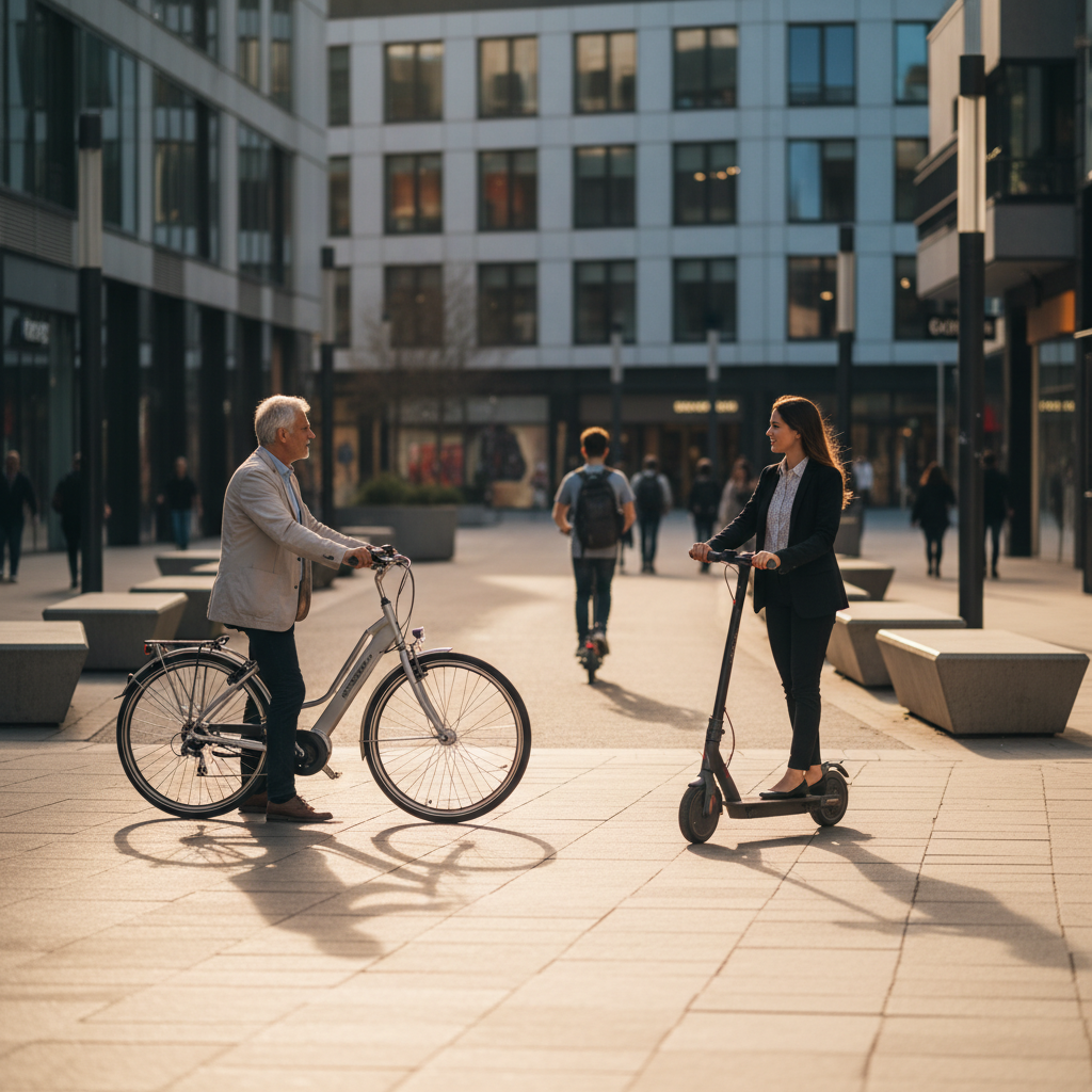 จักรยานไฟฟ้า vs สกู๊ตเตอร์ไฟฟ้า: เลือกคันไหนที่ใช่สำหรับคุณ - ebike-vs-electric-scooter-guide