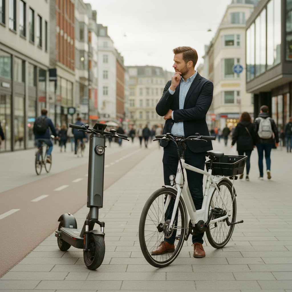 จักรยานไฟฟ้า กับ สกู๊ตเตอร์ไฟฟ้า: เลือกคันไหนเหมาะกับคุณ - ebike-vs-electric-scooter-guide