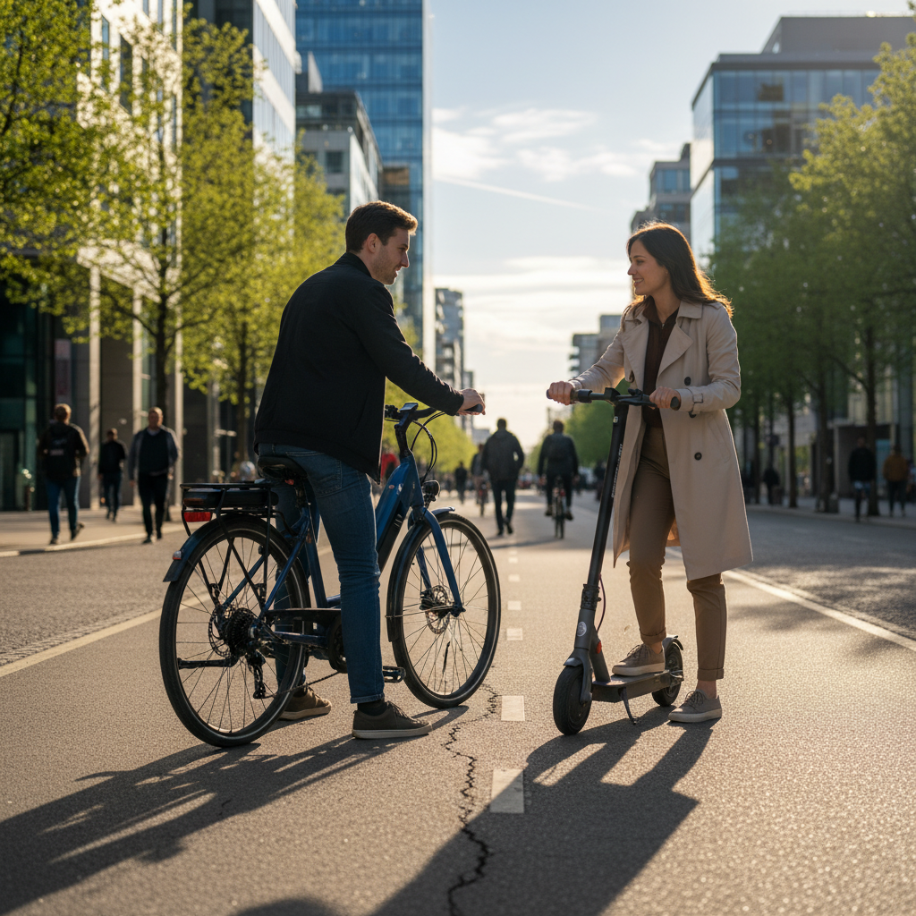 E-Bike vs สกู๊ตเตอร์ไฟฟ้า: เลือกคันไหนดีที่ใช่สำหรับคุณ? - ebike-vs-electric-scooter-guide