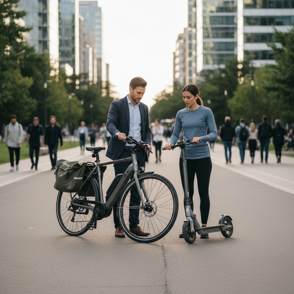 E-Bike vs สกู๊ตเตอร์ไฟฟ้า: เลือกคันไหนที่ใช่สำหรับคุณ? - ebike-vs-electric-scooter-guide