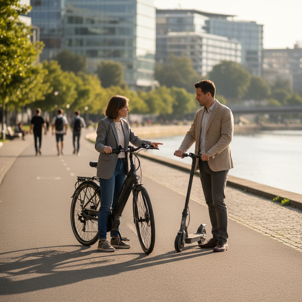 จักรยานไฟฟ้า vs สกู๊ตเตอร์ไฟฟ้า: เลือกคันไหนที่ใช่คุณ? - ebike-vs-electric-scooter-thailand
