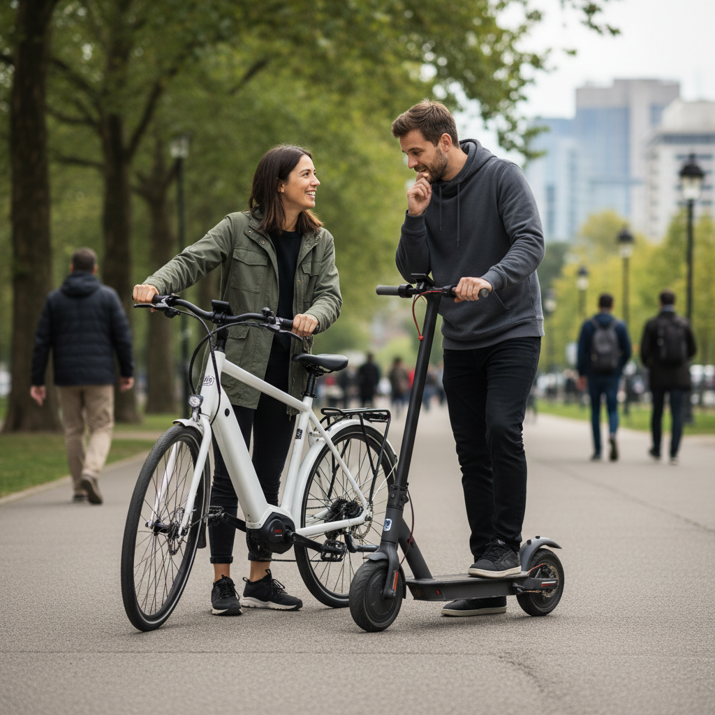 E-Bike vs สกู๊ตเตอร์ไฟฟ้า: เลือกคันไหนดีที่ใช่สำหรับคุณ? - ebike-vs-electric-scooter