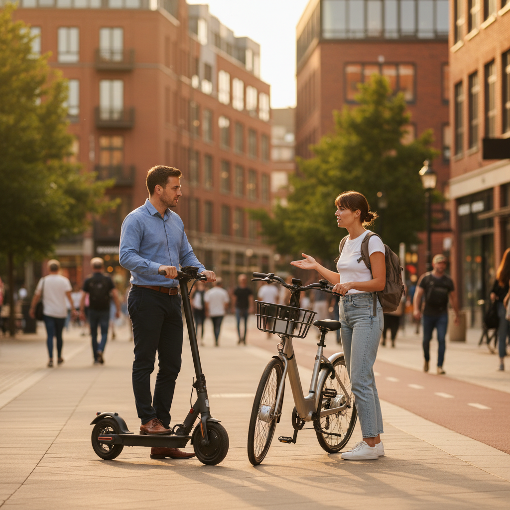 จักรยานไฟฟ้า vs สกู๊ตเตอร์ไฟฟ้า: เลือกคันไหนที่ใช่สำหรับคุณ? - ebike-vs-escooter-comparison-guide