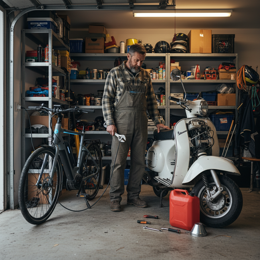 E-Bike vs มอไซค์: เทียบค่าใช้จ่ายหมัดต่อหมัด! - ebike-vs-motorcycle-cost-comparison