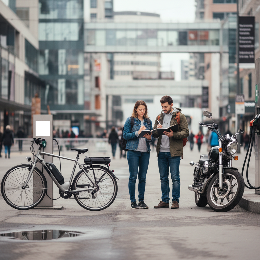 E-Bike vs มอเตอร์ไซค์: เทียบค่าใช้จ่าย 1 ปี ใครคุ้มกว่า? - ebike-vs-motorcycle-cost-comparison