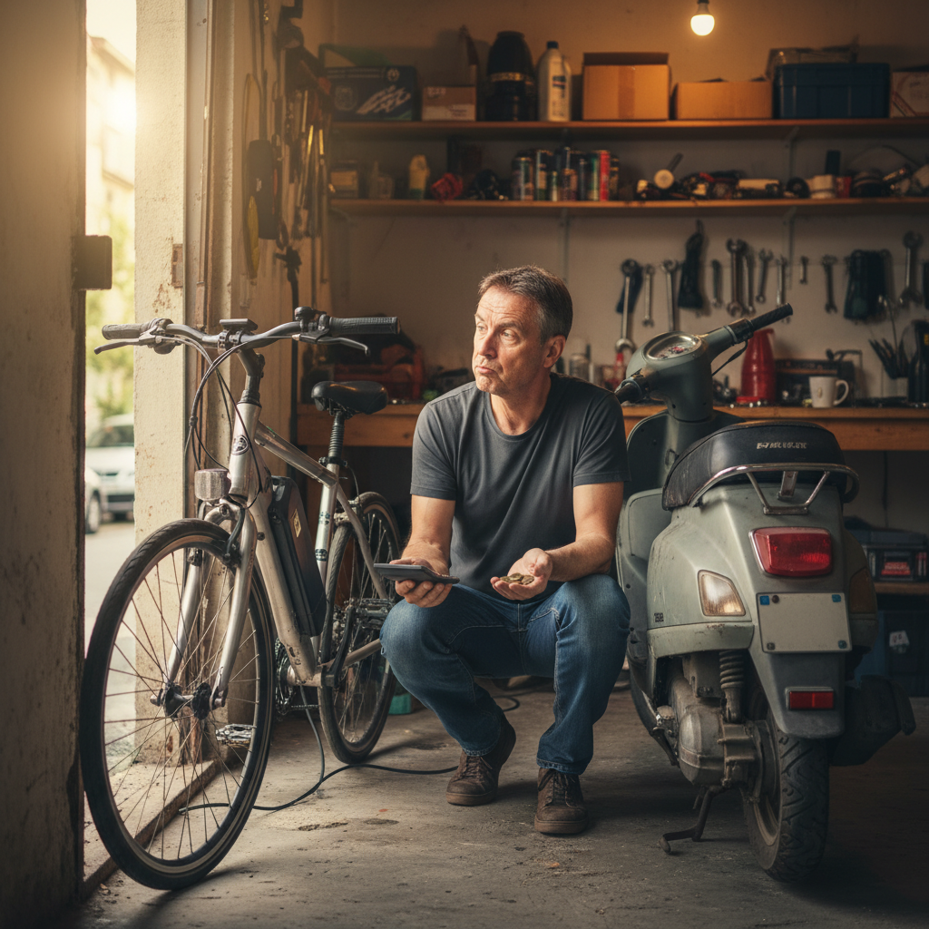 E-Bike ประหยัดจริงไหม? คำนวณค่าใช้จ่ายเทียบมอเตอร์ไซค์ - ebike-vs-motorcycle-cost-comparison