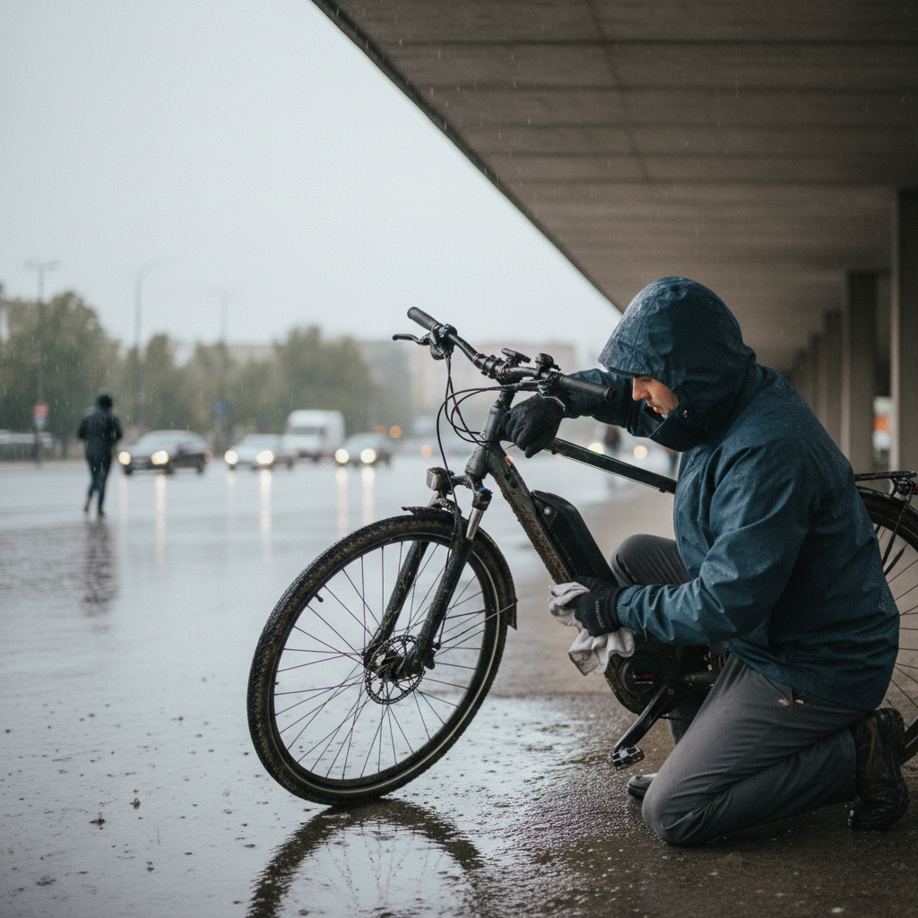 รับมือหน้าฝน! ดูแลจักรยานไฟฟ้าอย่างไรไม่ให้พัง - electric-bike-rainy-season-care