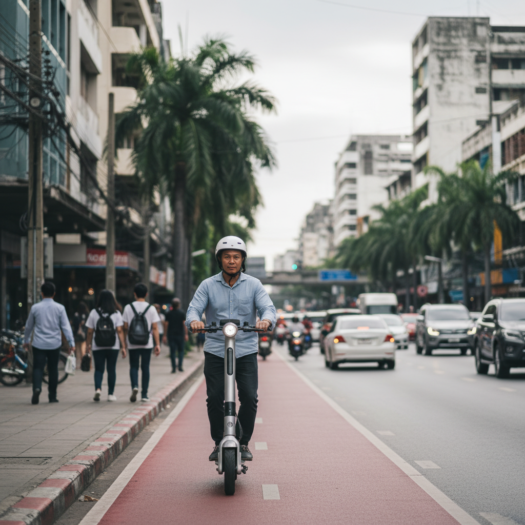 ขี่สกู๊ตเตอร์ไฟฟ้าต้องมีใบขับขี่ไหม? อัปเดต ก.ม. 2569 - electric-scooter-driving-license-thailand