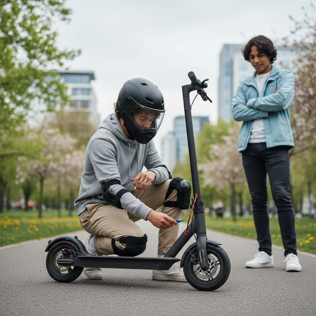 ขี่สกู๊ตเตอร์ไฟฟ้ายังไงให้ปลอดภัย? 7 ข้อควรรู้สำหรับมือใหม่ - electric-scooter-safety-tips