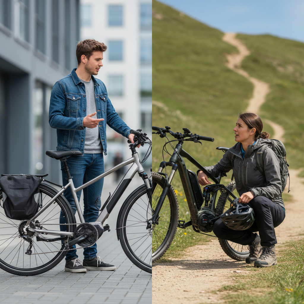 มอเตอร์ดุมล้อ vs มอเตอร์กลาง E-Bike แบบไหนเหมาะกับคุณ? - hub-motor-vs-mid-drive-ebike