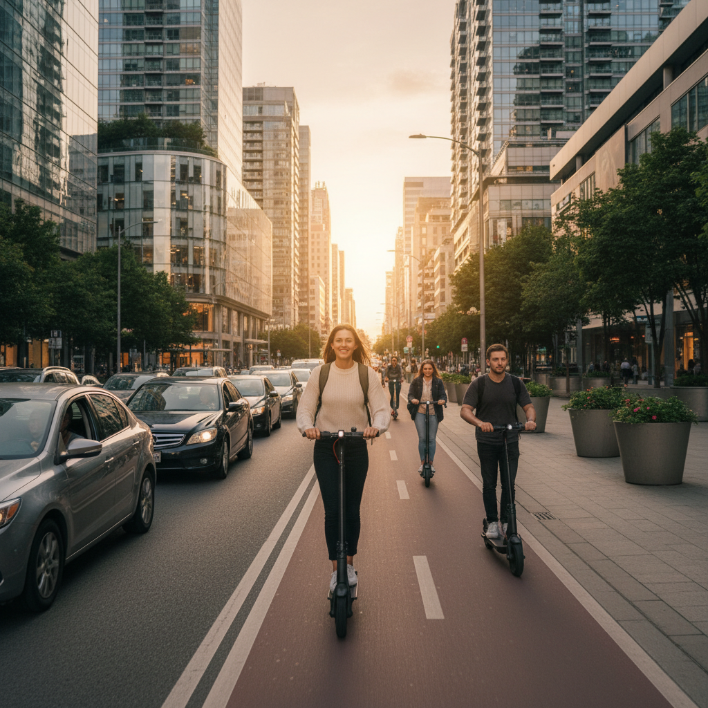 ‘Micro-mobility’ เทรนด์ใหม่คนเมือง ขี่สกู๊ตเตอร์ไฟฟ้า - micromobility-trend-electric-scooter